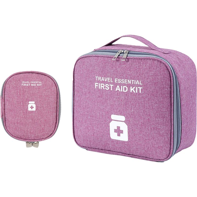 Erste-hilfe-set – Tragbare Medizinische Organizer-tasche – Für Reisen, Auto, Zuhause, Outdoor-aktivitäten – 2-teilig