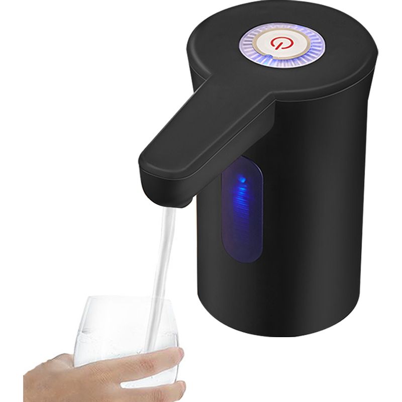 Tragbare Elektrische Wasserflaschenpumpe – Usb-aufladbar – Geeignet Für Flaschen Von 2 Bis 5 Gallonen – 1 Stück