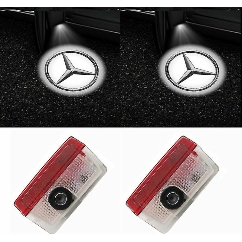 Led-türlogo-projektor Für Autos – 12–24 V Gleichspannung – 6500 K Farbtemperatur – Für Fahrzeuge – 2er-pack