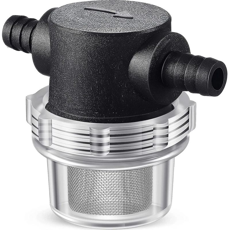 Metallfilter Für Pumpe – 50 Mesh Edelstahl – 3/8 Zoll Npsm-anschluss – Transparentes Design – Inline-wasserfilter – 1 Stück