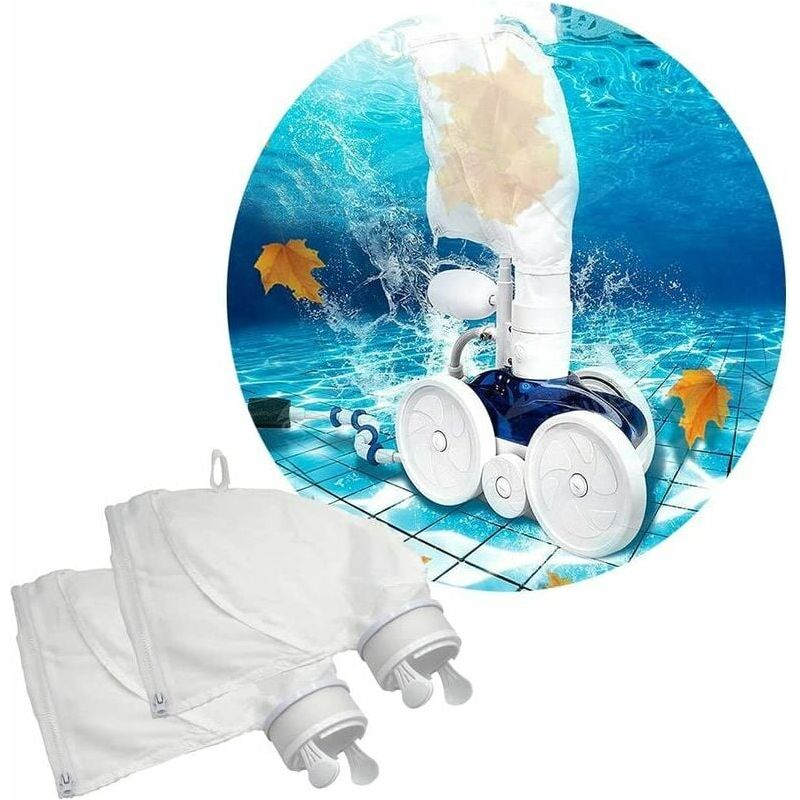 Reinigungsbeutel Für Poolroboter – Feinmaschiges Netzgewebe – Verstärkte Nähte – Kompatibel Mit Polaris 280 Und 480 – 2er-pack