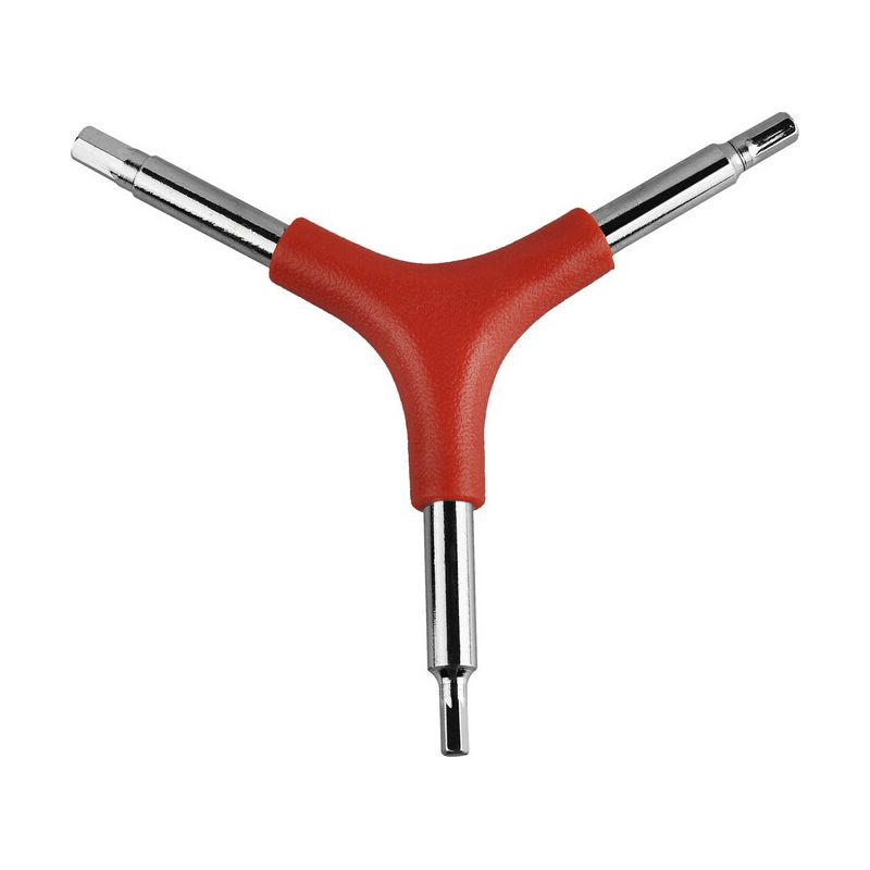 Y-förmiger Inbusschlüssel – 4 Mm, 5 Mm, 6 Mm – Für Fahrradreparaturen – 45 Mm Verchromter Stahl – 1 Stück