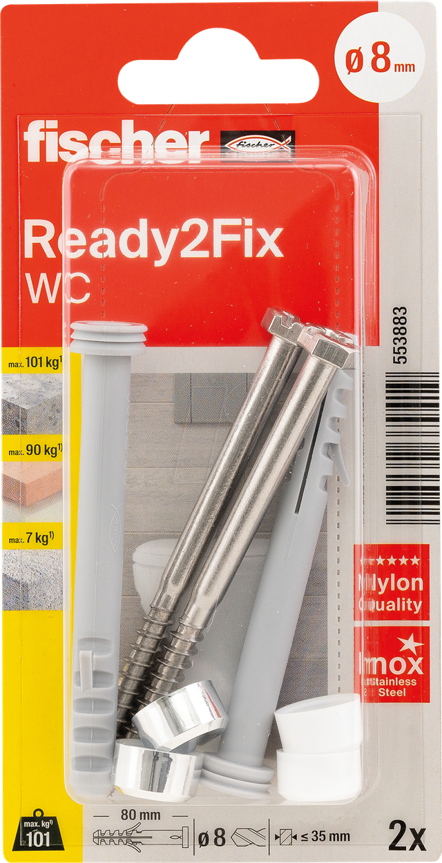 Fischer Montageset WC-Befestigung K
