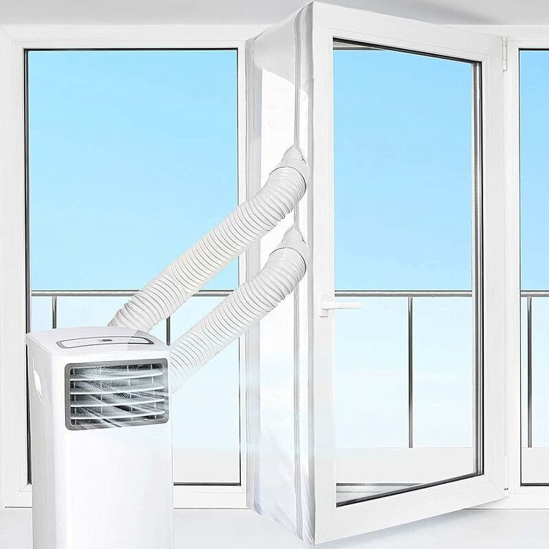 Dichtungsset Für Tragbare Klimaanlagen – Wasserdichter Reißverschluss-dichtungsstreifen Für Fenster Und Türen – 300 Cm – Für Tragbare Klimaanlagen, Trockner Und Luftentfeuchter