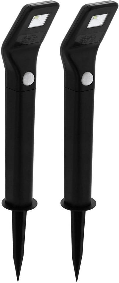 Eglo LED-Solarleuchte Schwarz 2er Set 0,5 W