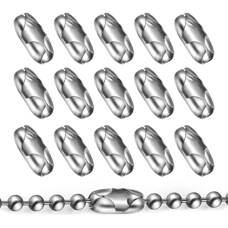 Kugelkettenverbinder – 4,5 Mm – Für Rollos, Vertikaljalousien, Armbänder Und Kragen – 100er-packung