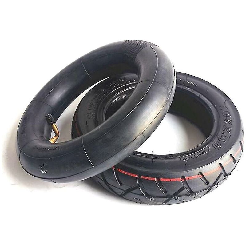 10-zoll-reifen – 10-zoll-schlauch – Für Elektroroller – 10 X 2,5 Zoll – Schwarz – 2er-pack