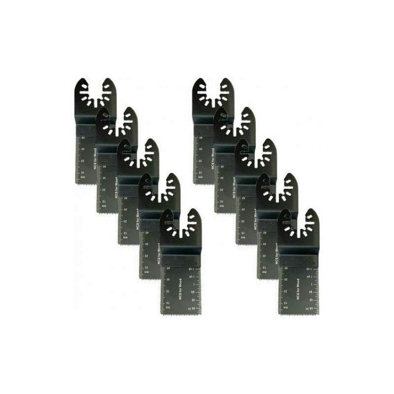 Oszillierendes Sägeblatt – 34 Mm – Kohlenstoffstahl – Für Abbruch- Und Renovierungsarbeiten – 5er-pack