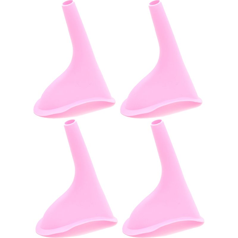 Urinal Für Frauen – Urinierhilfe Für Frauen Im Stehen – Hergestellt Aus Medizinischem Thermoplastischem Gummi – 4-teilig
