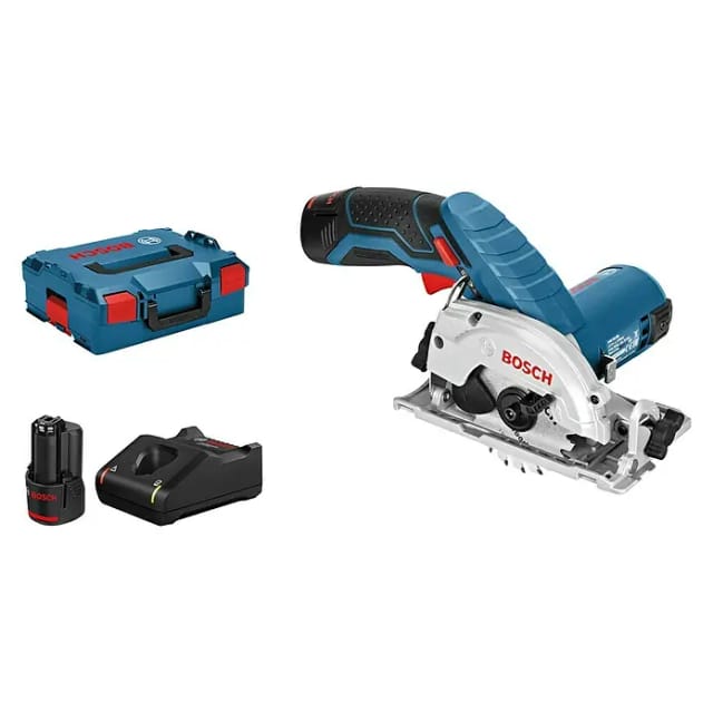 Bosch Professional Akku-Kreissäge GKS 12 V-26 mit 2 Akkus & Ladgerät in L-Boxx