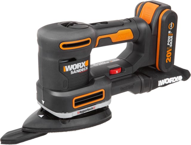 Worx 20 V Akku-Multifunktionsschleifer 1 x 2 Ah WX820