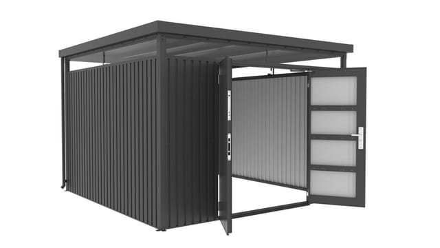 Floraworld Premium Systemgerätehaus mit Oberlicht 314 x 218 x 314 cm