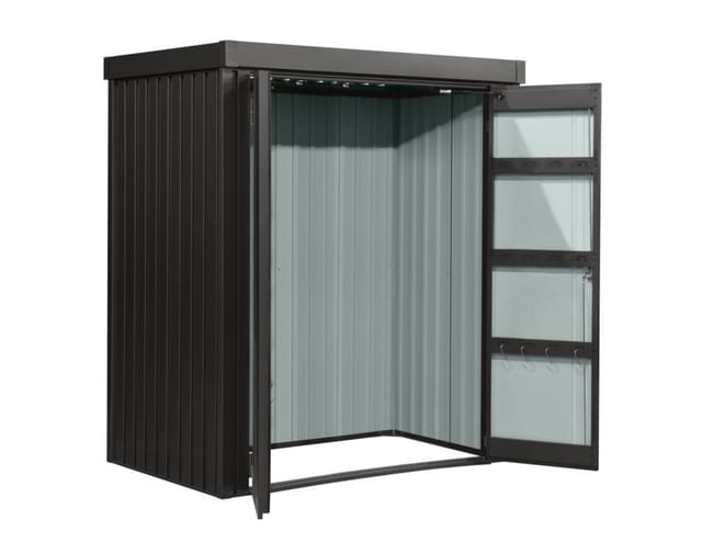 Floraworld Premium Geräteschrank mit Flachdach 153 x 185 x 98 cm