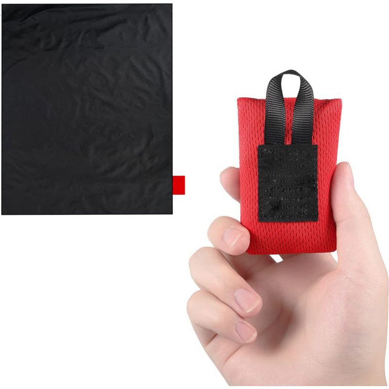Picknickdecke – 70 X 110 Cm – Ultraleicht – Für Strand, Camping, Wandern – Schwarz