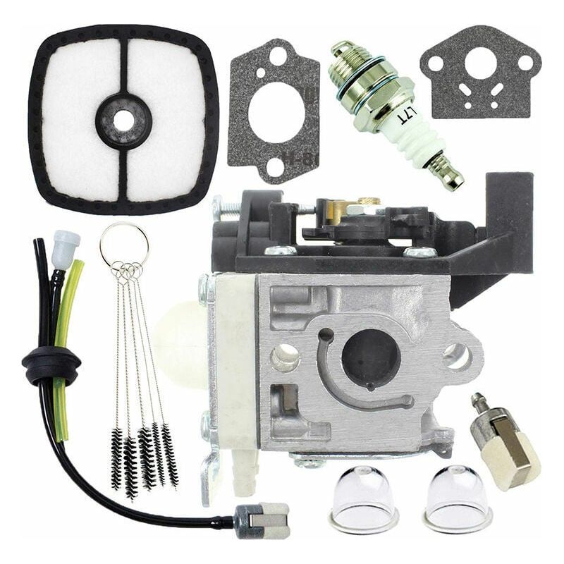 Vergaser – Rb-k94 – Für Echo Srm-265 Srm-265es Heckenschere – Komplettes Reparaturset – Silber – 1 Stück
