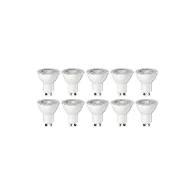 Gu10 Led-spotlampe – 5 W – 230 V – Warmweiß 3000 K – 38° Abstrahlwinkel – 10er-pack