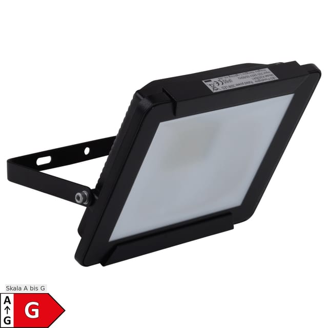 Näve LED-Außenleuchte Strahler 30 W Schwarz mit Sensor