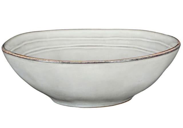 Mica Decorations Tabo Schüssel H 6,5 x Ø 20 cm Grau
