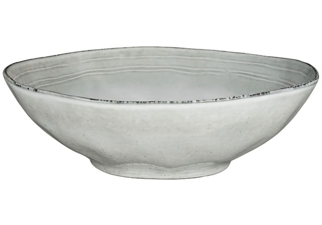 Mica Decorations Tabo Schüssel H 9 x Ø 30,5 cm Grau