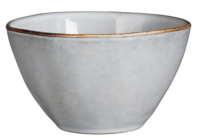 Mica Decorations Tabo Schüssel H 6,5 x Ø 14 cm Hellgrau