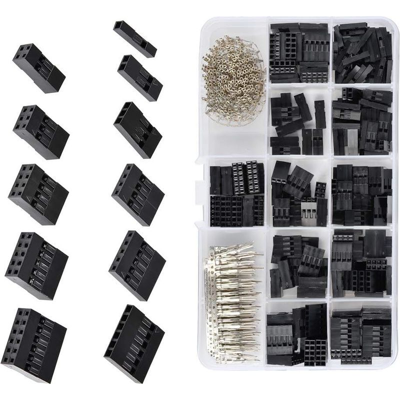 Crimp-stift - 2,54 Mm - 18-26 Awg - 250 V - Crimp-steckverbinder-set Für Heimwerkerprojekte - 620 Teile