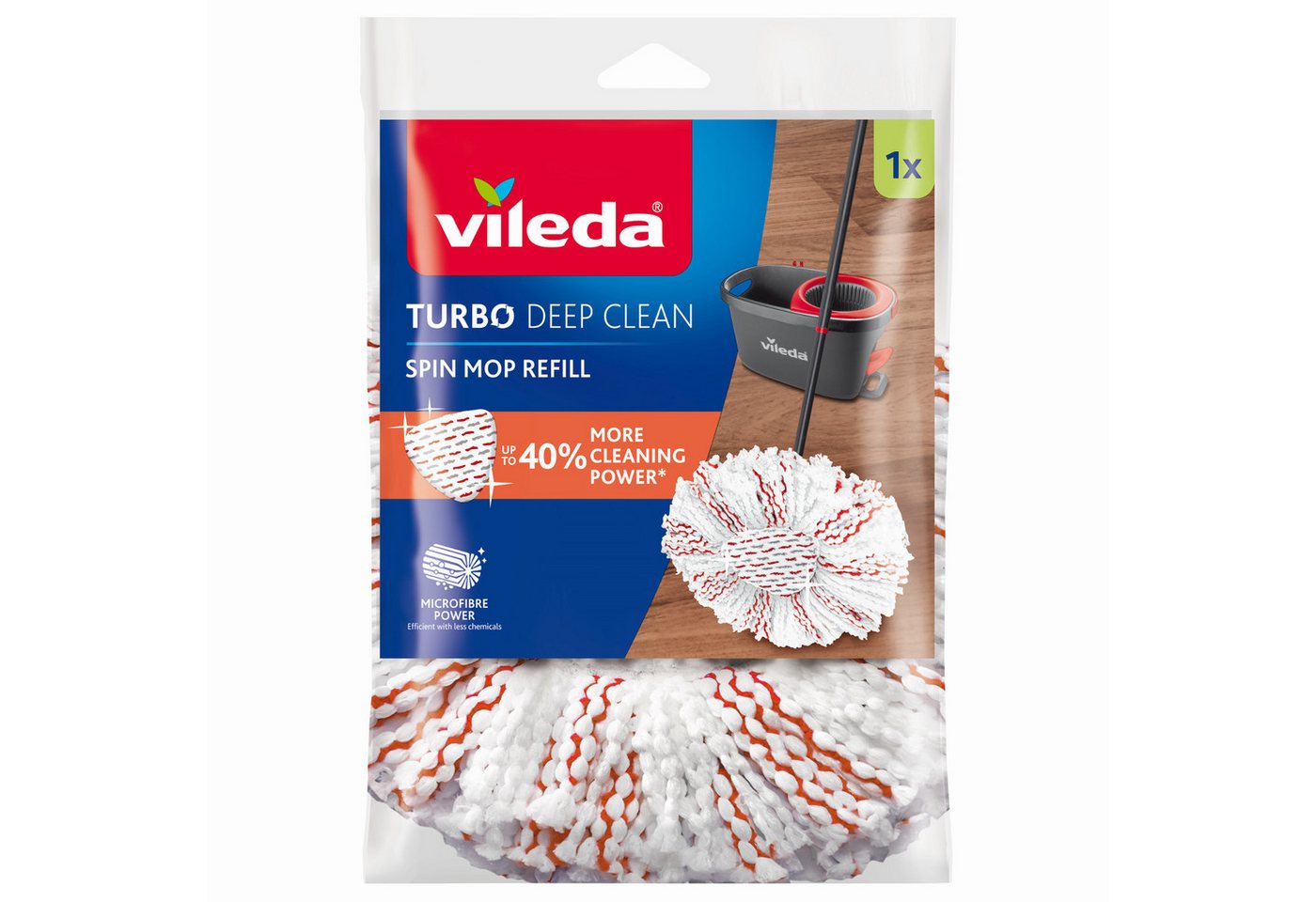 Vileda 3-in-1 Ersatzkopf Turbo Microfibre Bild 4