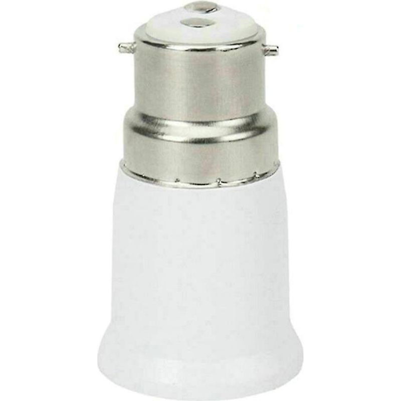B22 Auf E27 Adapter – Bajonettverschluss Auf Edison-schraubfassung – Für Haushaltslampen – 1 Stück