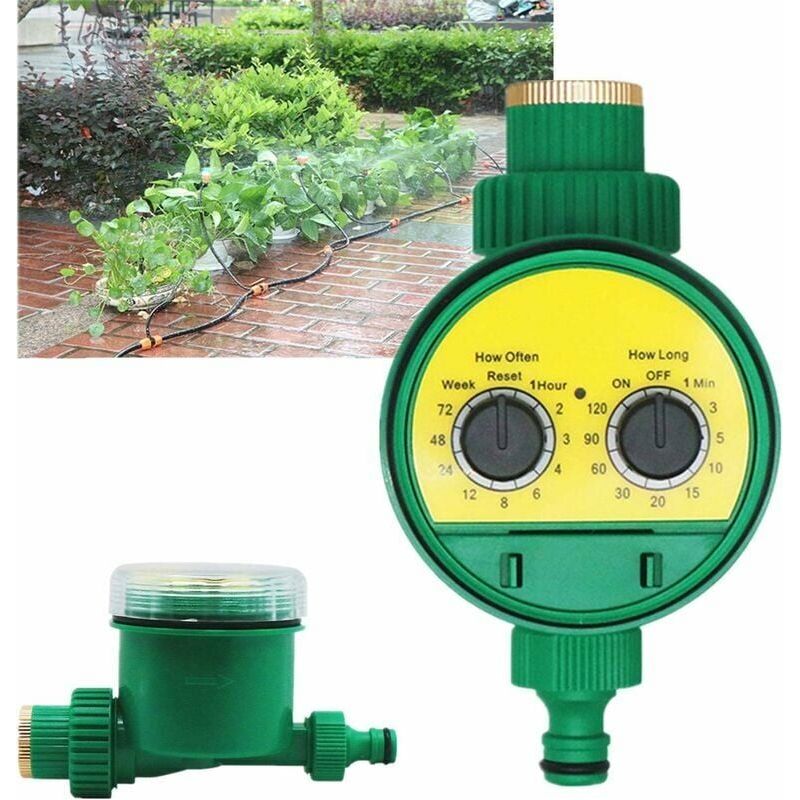 Bewässerungsuhr – Elektronische Zeitschaltuhr Für Gartenschläuche – Programmierbarer Mehrfachzyklus Für Garten, Gewächshaus, Gemüsebeet, Rasen, Landschaftsgestaltung – 1 Stück
