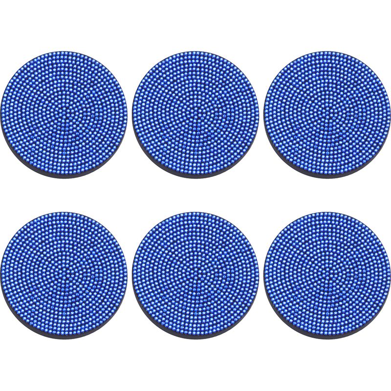 Untersetzer – Kunstleder – 10 Cm Durchmesser – Für Tassen, Kaffee, Tee, Gläser – Für Zuhause, Büro, Küche, Bar – 6er-set