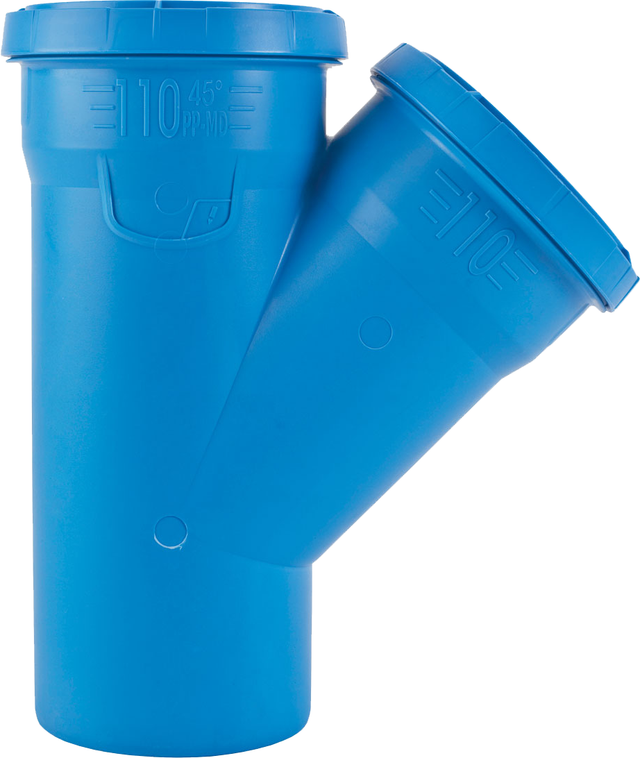Marley Einfachabzweig dBlue 87° DN 110/110