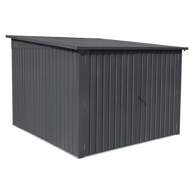 Floraworld Fahrradgarage Vario für 3 Fahrräder 217 cm x 236 cm x 145/165 cm