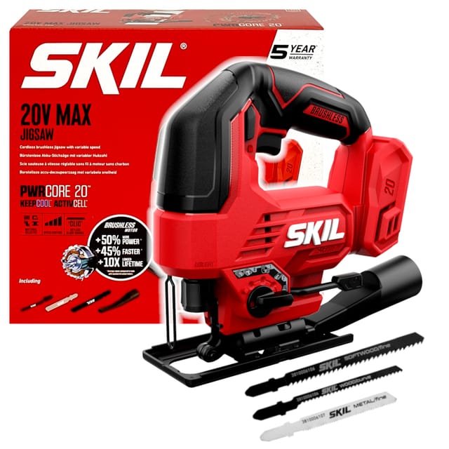 Skil Akku-Pendel-Stichsäge 3421CA Bürstenlos Ohne 20 V Akku & Ladegerät