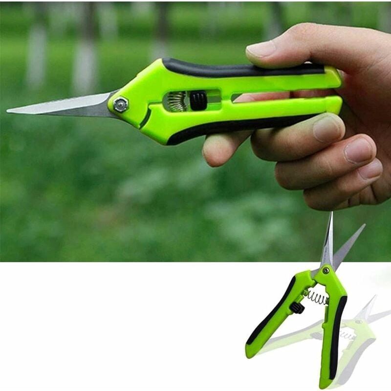 Gartenschere – Klingen Aus Gehärtetem Edelstahl – Für Buchsbaum, Sträucher Und Hecken – 16,6 Cm – 1 Stück