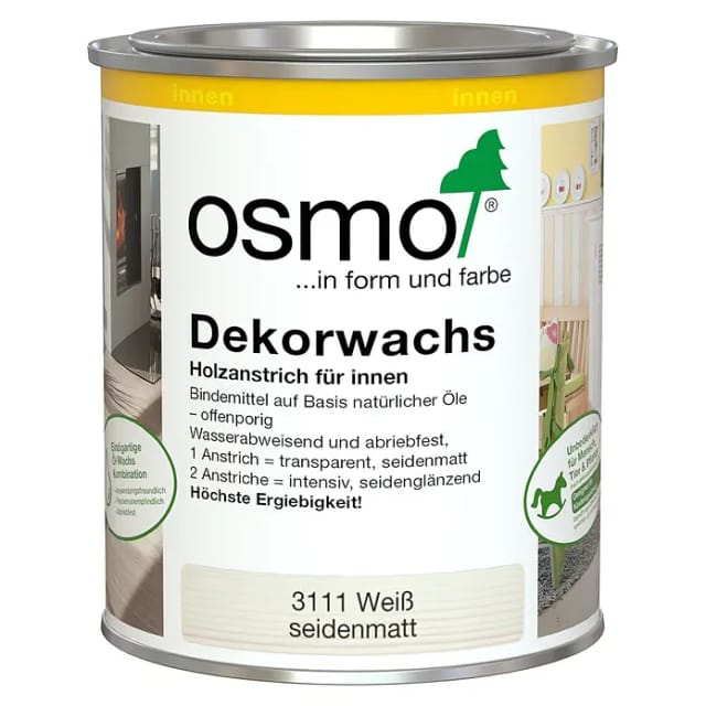 Osmo Dekorwachs Transparent Weiss 750 ml