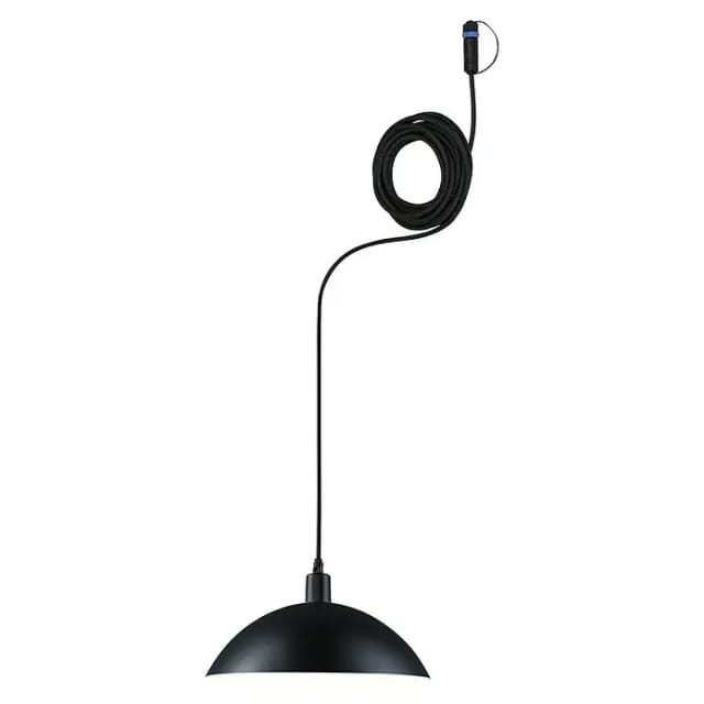 Paulmann Pendelleuchte Plug & Shine Mapalo IP44 3000 K 2 W Anthrazit