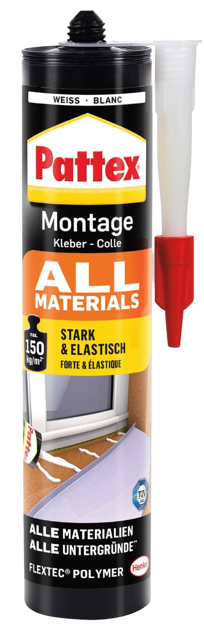 Pattex Montagekleber All Materials für Akustikpaneele 450 g Weiß