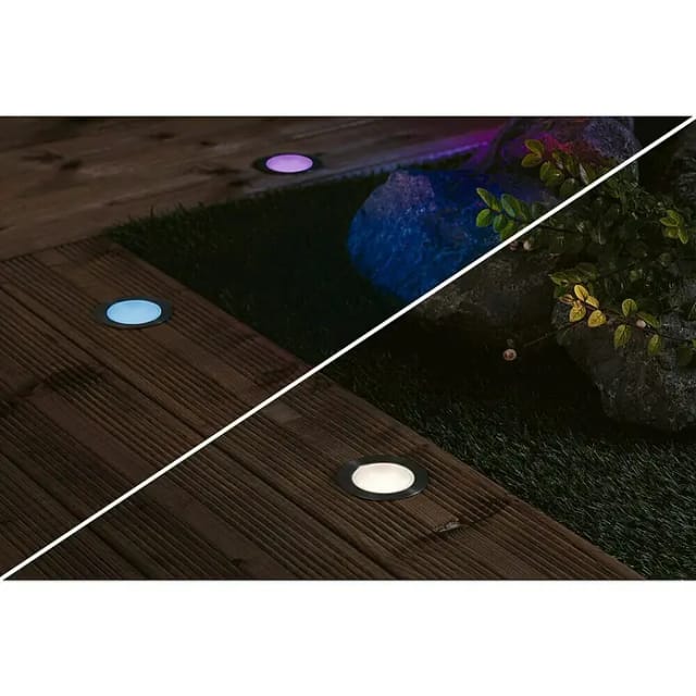 Paulmann LED-Bodeneinbauleuchte Plug & Shine Floor Zigbee 3.0 RGBW 3er-Set IP67