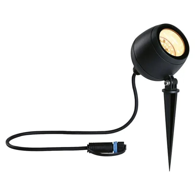 Paulmann LED-Gartenspot Plug & Shine Kikolo Zigbee 3.0 RGBW+ 660,m Anthrazit