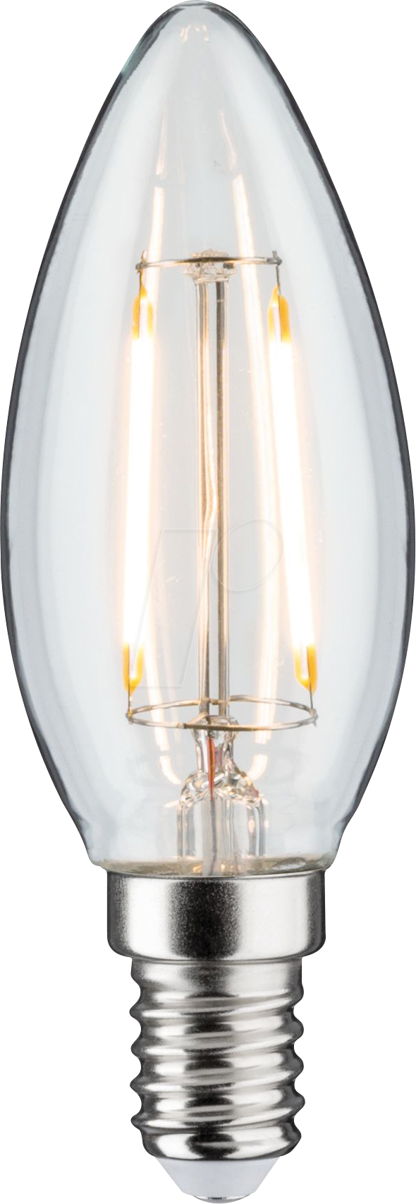 Paulmann LED-Kerze Filament Plug & Shine 24 V 2 W 3000 K Dimmbar Klar