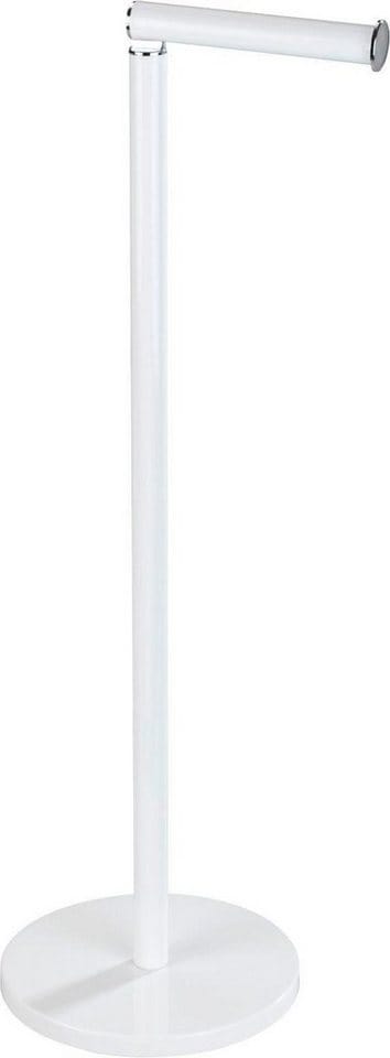 Wenko Stand Toilettenpapierhalter 2 in 1 Weiß - Matt