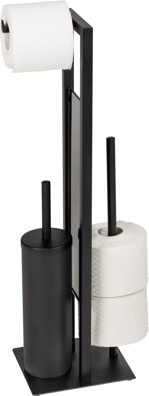Wenko Stand mit WC-Garnitur Rivalta Schwarz