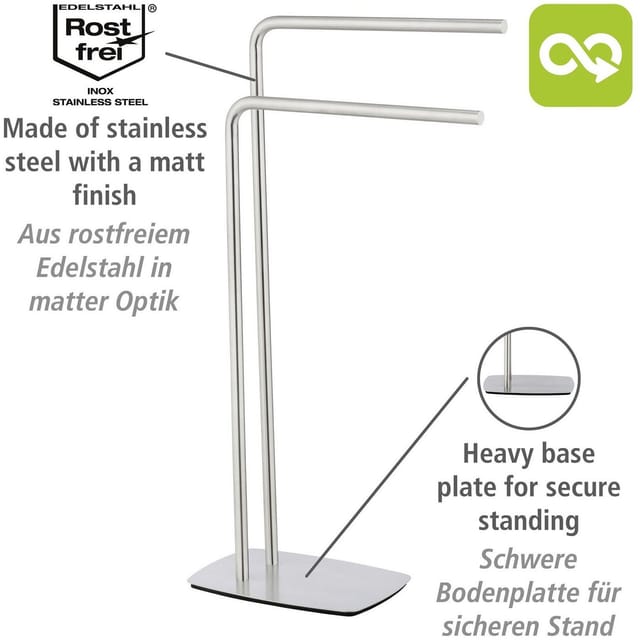 Wenko Handtuchständer Iria Edelstahl Matt