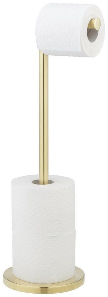 Wenko Stand mit Toilettenpapierhalter 2 in 1 Gold