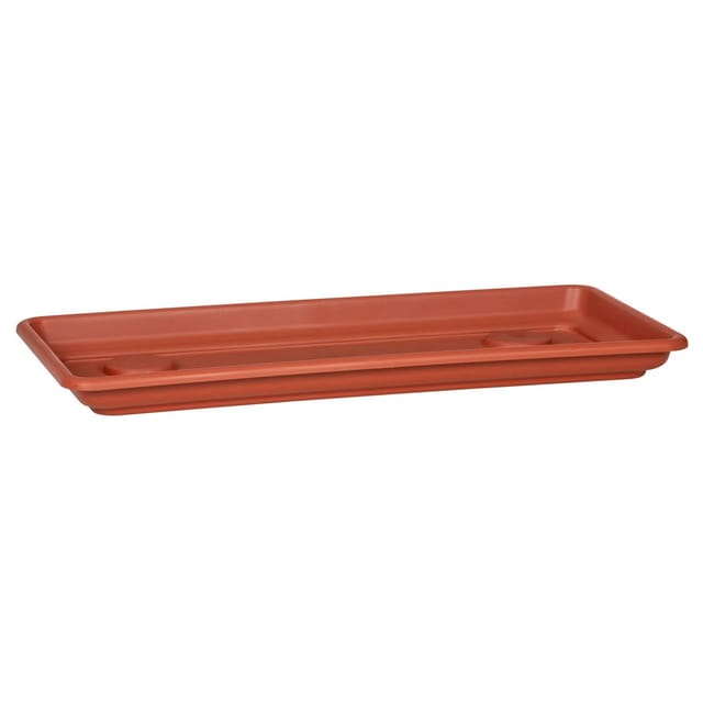 Scheurich Untersetzer für Pflanzkasten Nora 6 cm x 34 cm x 75 cm Terra
