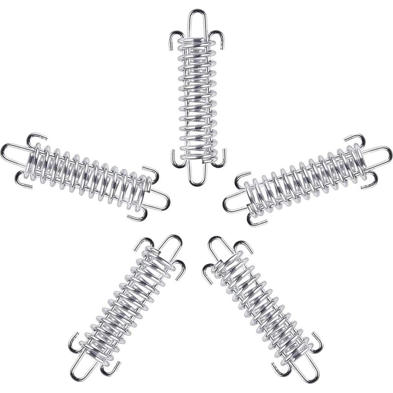 Zeltfederclips – Aluminiumlegierung – 11 X 3,5 Cm – Zur Befestigung Von Sonnensegeln Und Gartenpavillons – 5er-pack