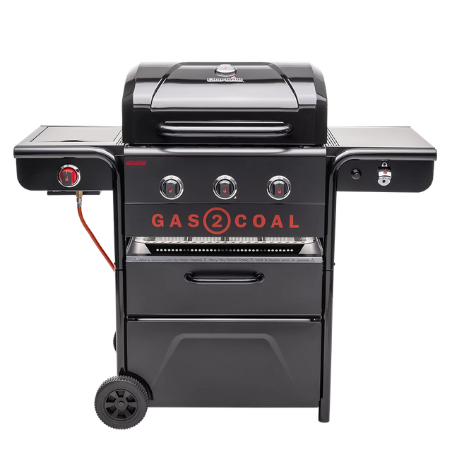 Char-Broil Gas & Holzkohle Hybridgrill Gas2Coal Special Edition 3 mit 3 Brennern