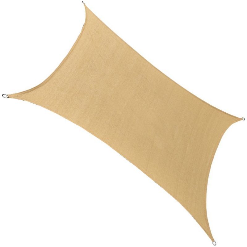 Rechteckiges Sonnensegel – 2 X 2 M – Uv-beständiges Polyethylengewebe – Für Terrasse, Garten, Balkon – 1 Stück