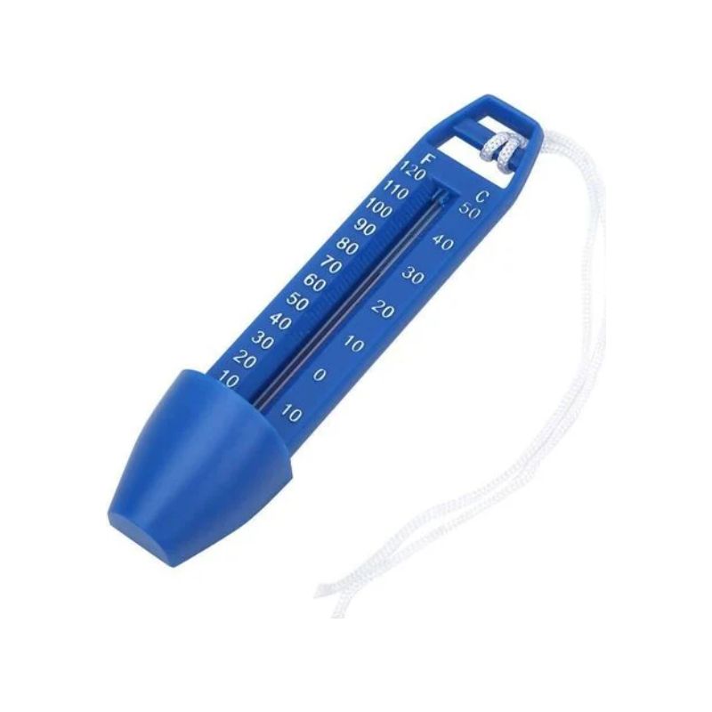 Wasserthermometer – Anzeige In Celsius Und Fahrenheit – Stoßfest – Integrierte Tasche – Für Schwimmbad, Spa, Whirlpool, Teich – 1 Stück