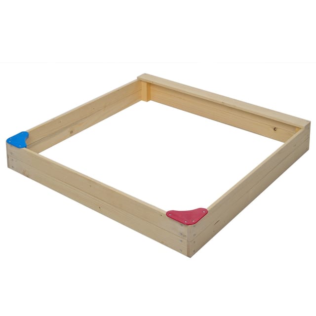 Gaspo Sandkasten Flipper 101 cm x 98 cm Natur Pur