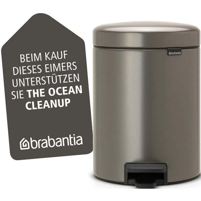 Brabantia Treteimer NewIcon 5, Platinum